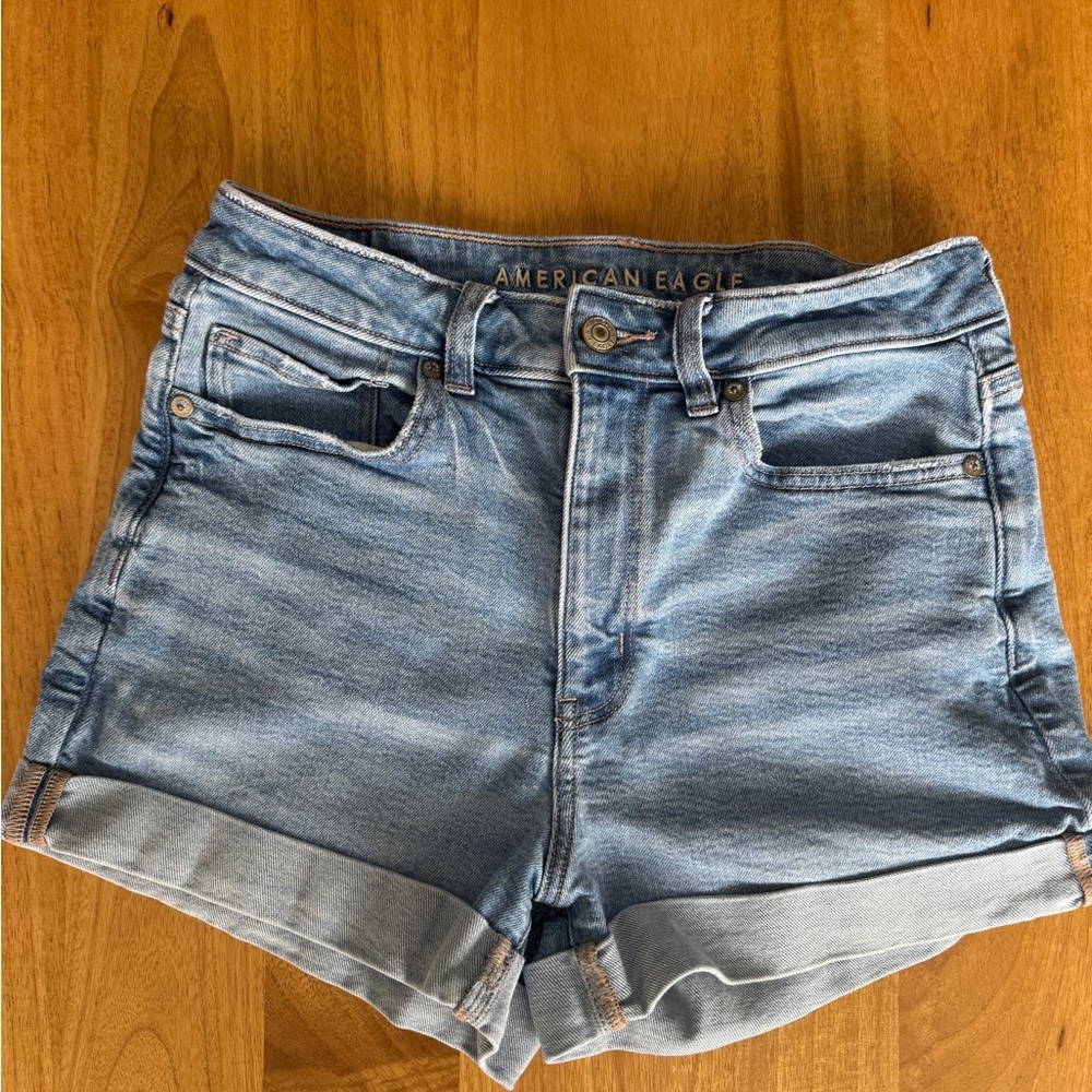 American Eagle Outfitters Stretch Denim Mom Short